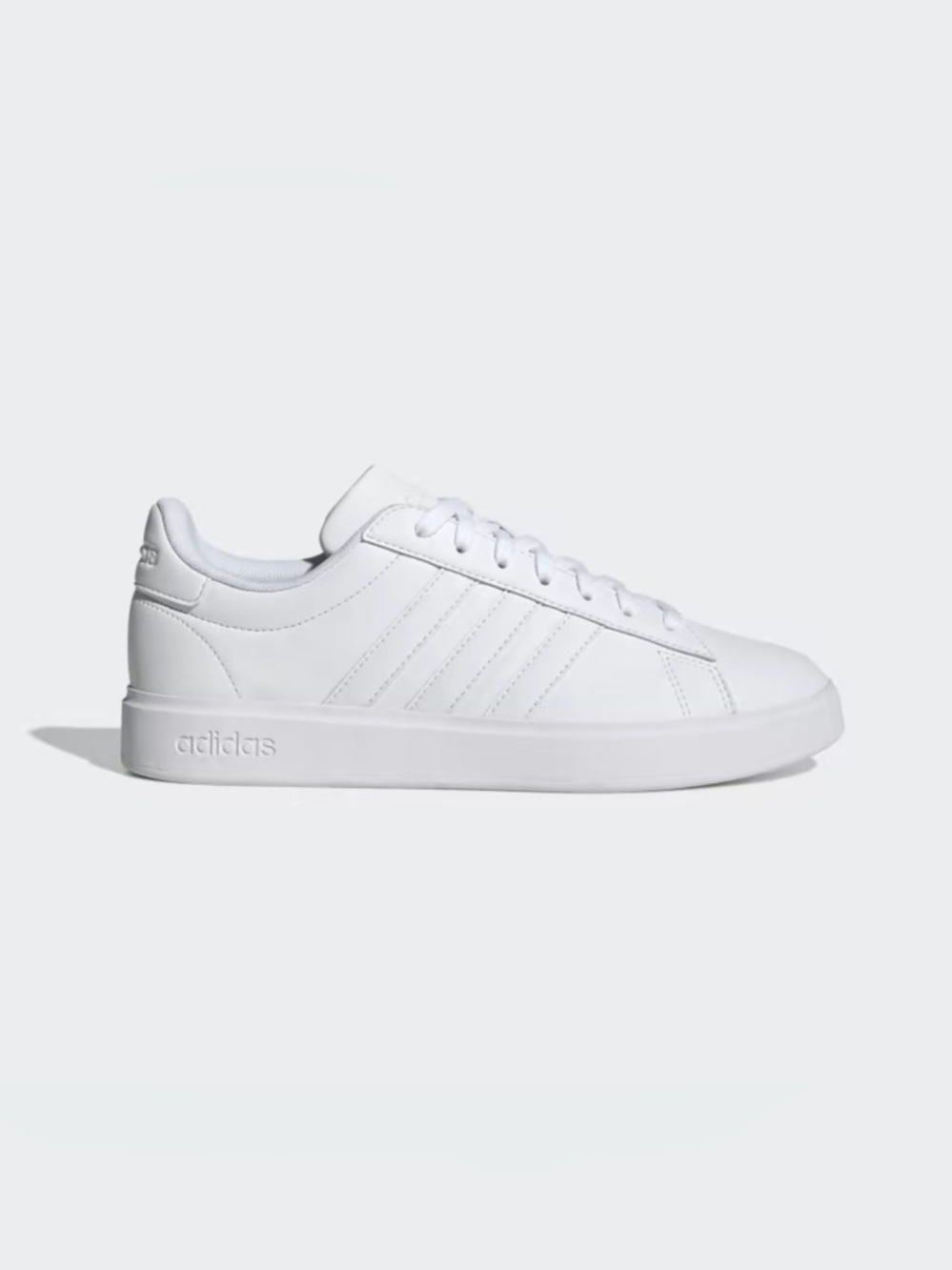 Adidas Grand Court 2.0 White Leather Low-Top Sneaker Women’s Size 8 NWT